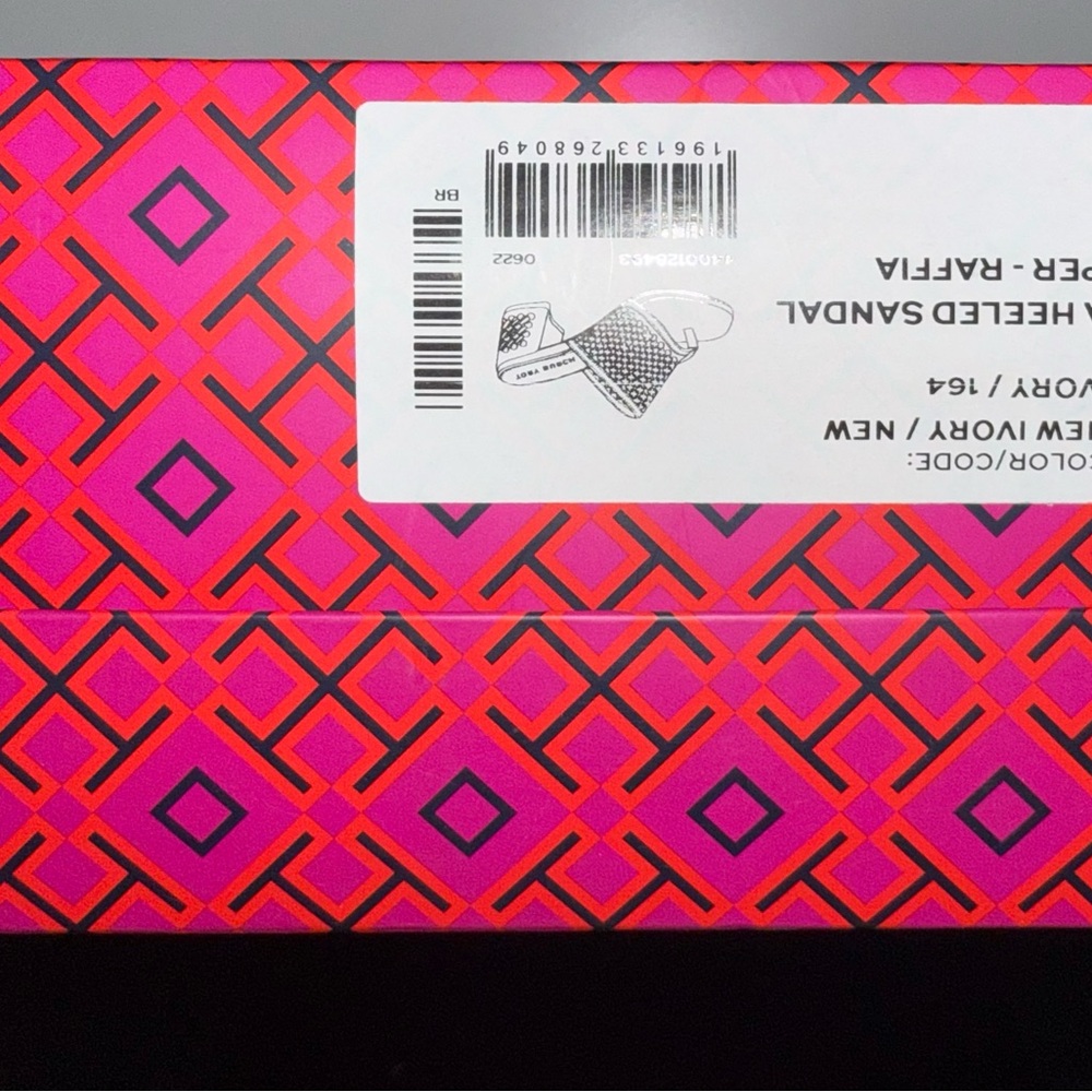 Tory Burch Pink and Purple Sandals